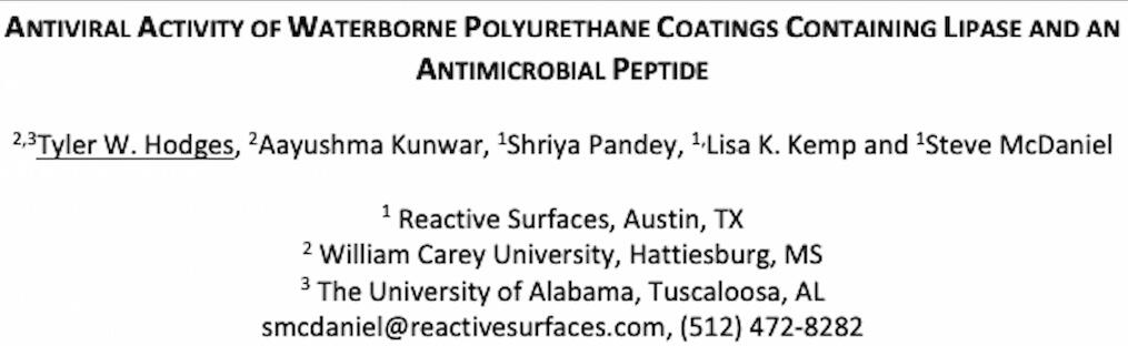 2022, Proceedings of the 49th Annual International Waterborne Symposium, New Orleans, LA